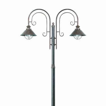 Faro Nautica – lantaarnpaal - 108 x 18,5 x 225 cm - IP33 - roestbruin