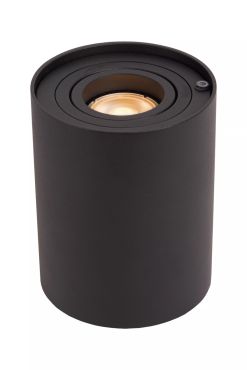Lucide Tube - tafellamp - Ø 9,6 x 12,5 cm - 3 stappen dimmer - zwart
