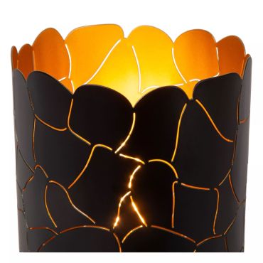Lucide Almelo - tafellamp - Ø 15 x 26,5 cm - zwart