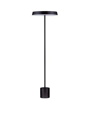 Nova Luce Vetro - vloerlamp - Ø 40 x 136 cm - 33W  LED incl. - mat zwart