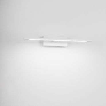 Nova Luce Mondrian - spiegellamp - 41,5 x 14 x 6 cm - 12W LED incl. - IP44 - zandwit