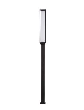 Nova Luce Solstice - tuinpaal - 14,5 x 220 x 14,5 cm - 16W LED incl. - IP65 - donker antraciet