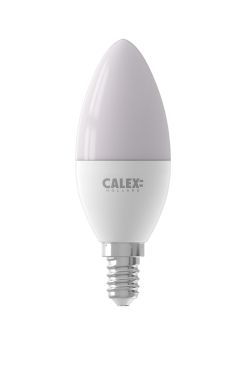 Calex Smart LED lamp - Ø 3,7 x 11,4 cm - E14 - 5W - dimfunctie en instelbare lichtkleur via app - RGB+W