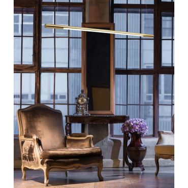 Maxlight Organic - hanglamp - 150 x 150 cm - 26W dimbare LED incl. - goud
