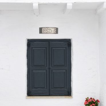 Nova Luce Zenith - buiten wandverlichting - 30,3 x 10 x 9 cm - IP44 - donkergrijs