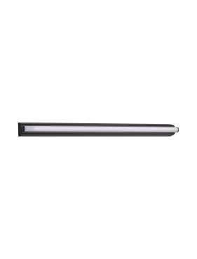Nova Luce Endo - wandlamp - 60 x 5,5 x 4,5 cm - 19W LED incl. - IP44 - zandzwart