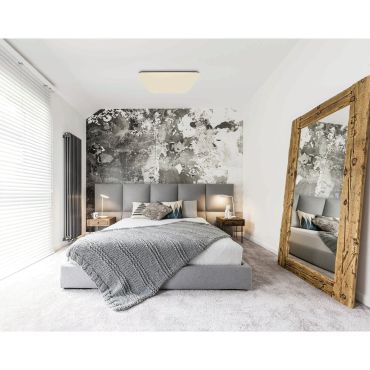 ONE Light LED Slim Line Plafo - plafondverlichting - 50 x 50 x 7,5 cm - 50W LED incl. - zwart
