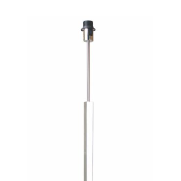 Artdelight Cubano - staanlamp - 124 cm - mat staal