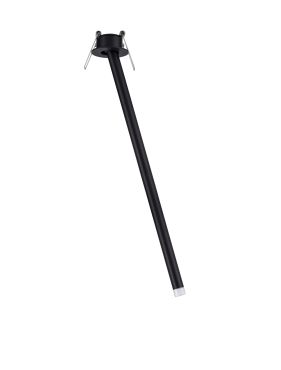 Nova Luce Stilvi - plafondlamp - Ø 5 x 44 cm - 4W LED incl. - zandzwart