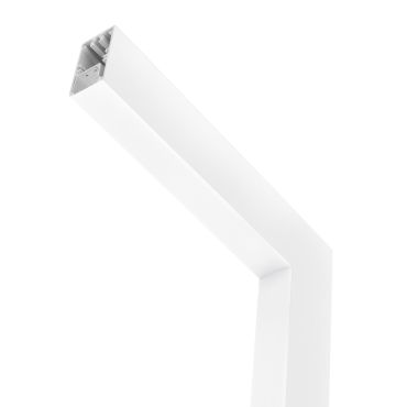 Nova Luce Dido - lineair verlichtingsprofiel - 34,5 x 3,8 x 7 cm - 20W LED incl. - wit - witte lichtkleur