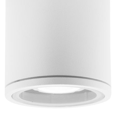 Nova Luce Cerise - buiten plafondlamp - Ø 9 x 9 cm - IP54 - wit