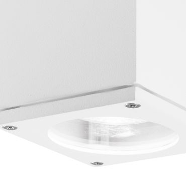 Nova Luce Cerise - buiten plafondlamp - 8,6 x 8,6 x 9 cm - IP54 - wit