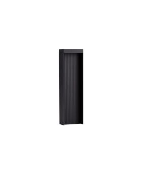 Nova Luce Alley - tuinpaal - 14 x 50 x 8 cm - 8W LED incl. - IP65 - donker antraciet
