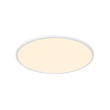 Nordlux Smart Oja - plafondverlichting - slimme verlichting - Ø 60 x 2,3 cm - 30W LED incl. - 2700K-6500K - wit