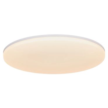 Nordlux Vic - plafondlamp - Ø 35 x 4 cm - 32W LED incl. - IP21 - wit - warm witte lichtkleur (3000K)