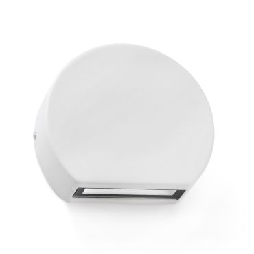 Faro Pill - wandverlichting - 10 x 3 x 8,5 cm - 4W LED incl. - IP54 - mat wit