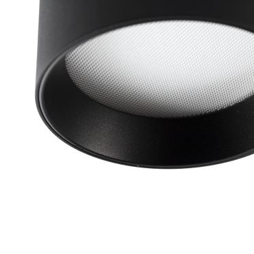 Faro Mizu - plafondlamp - Ø 9 x 6 cm - 8W LED incl. - mat zwart