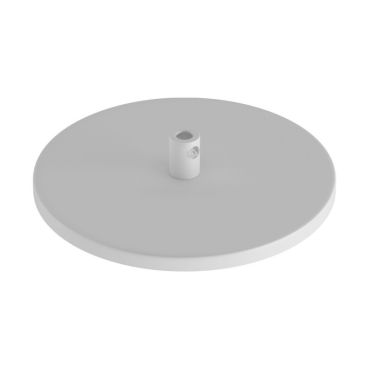 Creative Cables Flush - plafondrozet - Ø 12,6 x 0,7 cm - wit