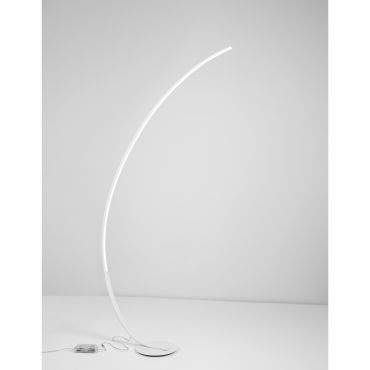 Nova Luce Premium - staanlamp - 94 x 26 x 172 cm - 30W dimbare LED incl. - zandwit