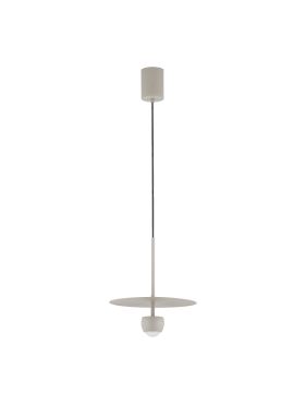 Nova Luce Edem - hanglamp - Ø 30 x 217 cm - 8W LED incl. - beige