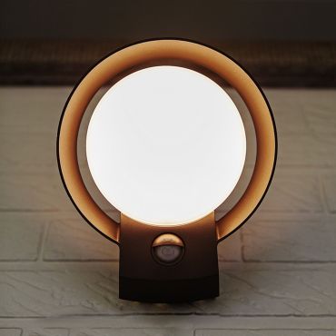 Lutec Polo - buiten wandverlichting met infraroodsensor - 16,2 x 18 x 16,4 cm - 16,1W LED incl. - IP54 - antraciet