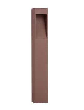 Nova Luce Maddi - tuinpaal - 8,5 x 60 x 7,5 cm - 7W LED incl. - IP65 - zandcorten