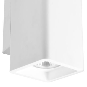 Nova Luce Otello - wandverlichting - 7 x 10 x 25 cm - wit gips