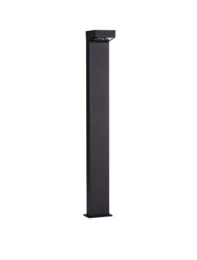 Nova Luce Rob - tuinpaal - 13 x 90 x 15 cm - 13W LED incl. - IP65 - zandzwart