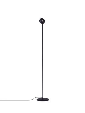 Nova Luce Irida - vloerlamp - Ø 20 x 121 cm - 10W LED incl. - zandzwart