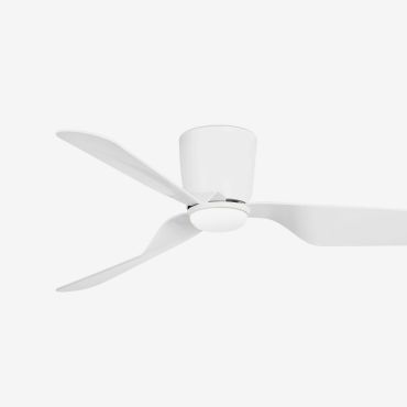 Faro Pemba - plafondventilator met licht en afstandsbediening - Ø 132 cm - 16W LED incl. - wit