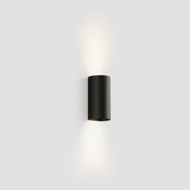 Faro Sole 2L - wandlamp - 8 x 15,5 x 6,5 cm - zwart