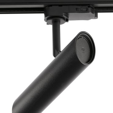 Faro Leo - rail spot - 3-fase railsysteem - 3,9 x 14,2 cm - 7W LED incl. - mat zwart