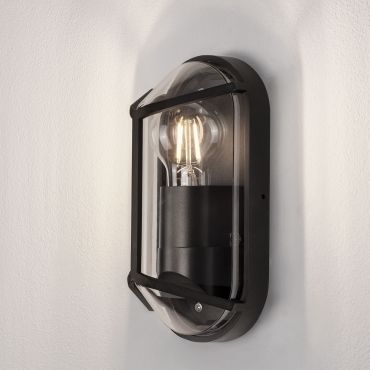Nova Luce Amel - buiten wandverlichting - 9,5 x 23 x 9 cm - IP65 - donker antraciet