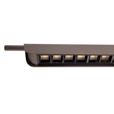 Maxlight Jo-Jo - hanglamp - 124 x 6 x 195 cm - 40W LED incl. - 2700K-5500K - grijs en zwart