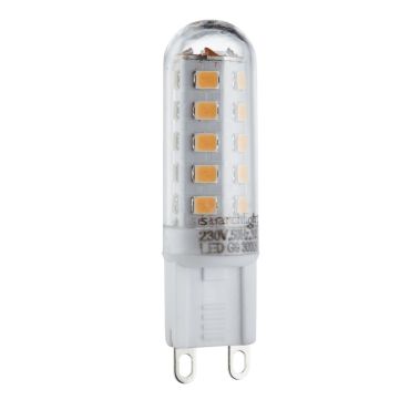 Searchlight LED Lamp - Ø 2 x 6 cm - G9 - 3W niet dimbaar (set van 10) - 2700K - transparant