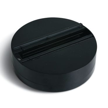 ONE Light Square Track Surface - opbouwvoet voor trackspots - Ø 11,2 cm - 6A - zwart