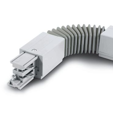 ONE Light Square Track Accessories - flexibele hoek - 3-fase railsysteem - 16A - wit