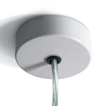 ONE Light - ronde plafondrozet - Ø 8 x 2,5 cm - wit