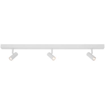 Nordlux Omari - opbouwspots 3L - 12 x 78 cm - 3 stappen dimmer - 3x 3,2W LED incl. - wit