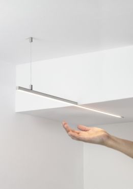 KLUS Tepiko - LED profiel voor 12mm gipsplaat - 4 x 1,49 cm - aluminium