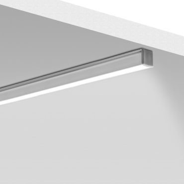 KLUS PIKO-ZM - profiel - 1 x 0,97 cm - geanodiseerd zilver