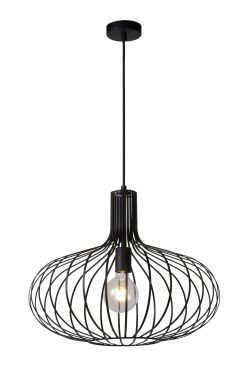 Lucide Manuela - hanglamp - Ø 50 x 172 cm - zwart