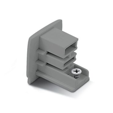ONE Light Square Track Accessories - 3-fase railsysteem - eindkapje - grijs