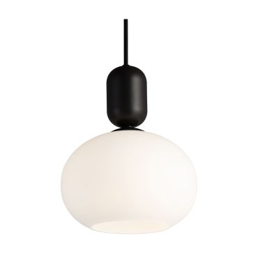 Nordlux Notti - hanglamp - Ø 20 x 223,8 cm - zwart en mokka