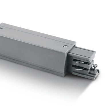ONE Light Square Track Accessories - tussenvoeding - 3-fase railsysteem - 16A - grijs