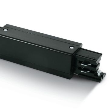 ONE Light Square Track Accessories - tussenvoeding - 3-fase railsysteem - 16A - zwart