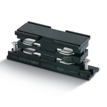 ONE Light Square Track Accessories - connector - 3-fase railsysteem - 16A - zwart