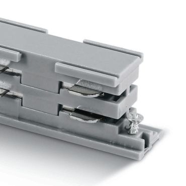 ONE Light Square Track Accessories - connector - 3-fase railsysteem - 16A - gray