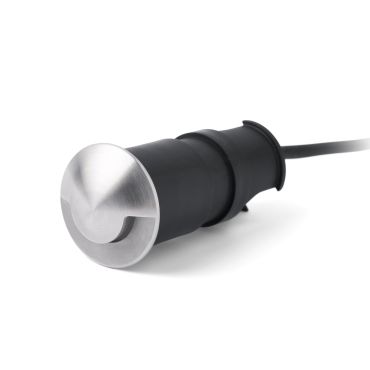 Faro Kane - inbouw wandverlichting - Ø 4,5 x 9 cm - 3W LED incl. - IP67 - satijn inox