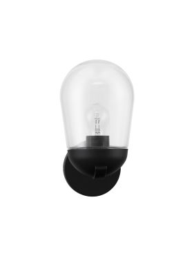 Nova Luce Omika - buiten wandverlichting - Ø 15 x 28 x 18,5 cm - IP54 - donker grijs